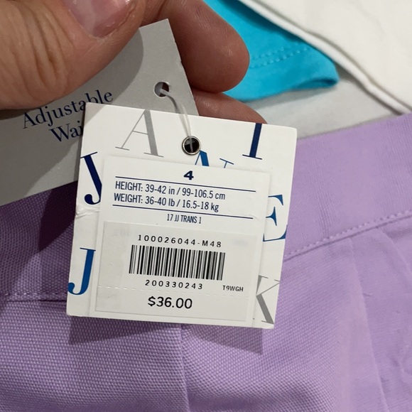Gymboree tops 4 with janie & jack lavender shorts NWT 4 set - Picture 8 of 11